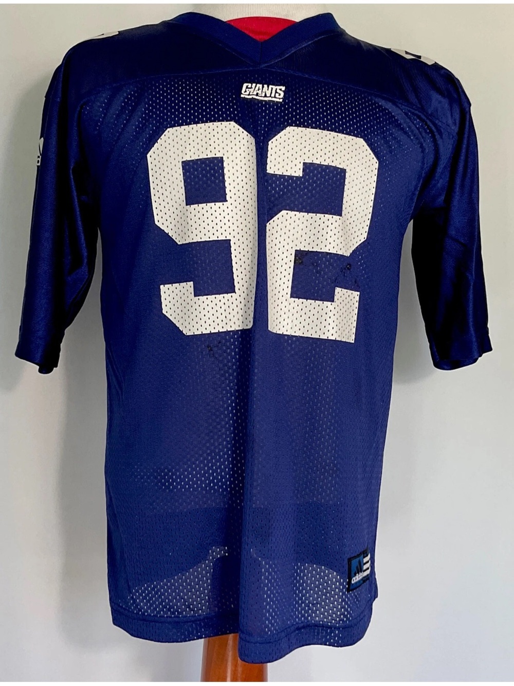 Adidas New York Giants Michael Strahan #92 Jersey Youth Size 14/16 Large